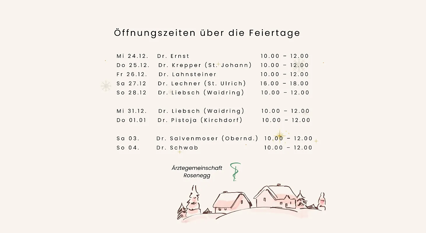 Öffnungszeiten Feiertage Teaser